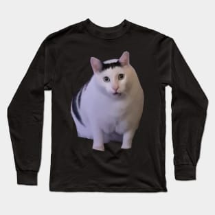 Huh Cat Meme Long Sleeve T-Shirt